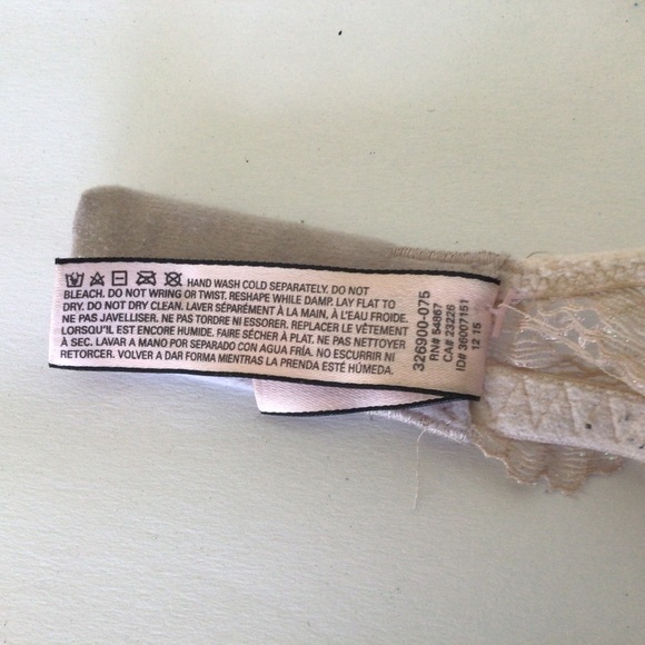 VICTORIAS SECRET DREAM ANGELS PUSH UP BRA SHIMMER LACE SIZE 34C - Picture 9 of 14